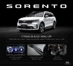 Kia Sorento bổ sung loạt trang bị tại Việt Nam: "Full-Option" đúng nghĩa, quyết đấu Hyundai Santa Fe