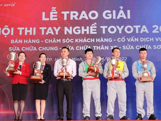 Chương trình Hội thi tay nghề Toyota 2022 dành cho tuyến đầu đại lý trên toàn quốc