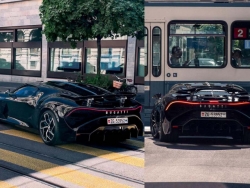 Bắt gặp “cực phẩm” Bugatti La Voiture Noire “độc nhất vô nhị” xuống phố