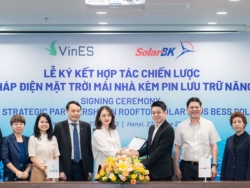 Vines và SolarBK hợp tác thúc đẩy sử dụng giải pháp điện mặt trời mái nhà kèm pin lưu trữ năng lượng