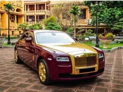 Rolls-Royce Ghost mạ vàng từng của ông Trịnh Văn Quyết đã có “bến đỗ” sau 6 lần đấu giá thất bại