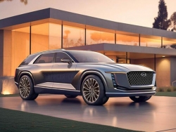 Hyundai Palisade thế hệ mới lộ diện: To hơn và có động cơ hybrid