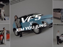 Diễn viên Kim Yoo Jung là đại sứ thương hiệu của VinFast VF 5