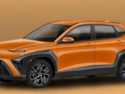 Hyundai Kona Electric 2024 rò rỉ thiết kế ngoại thất