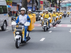 Bưu điện Việt Nam triển khai giao hàng bằng xe điện