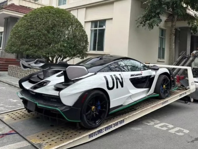 McLaren Senna của "vua cafe" bất ngờ xuất hiện trên đường phố Hà Nội