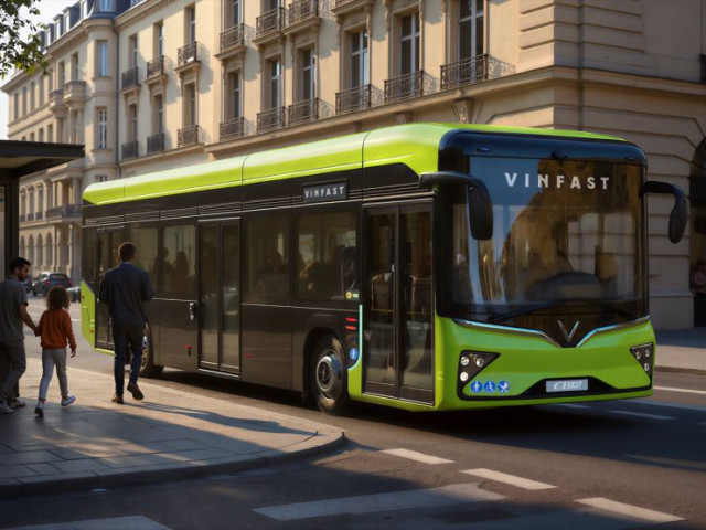 VinFast giới thiệu xe buýt điện tại Châu Âu