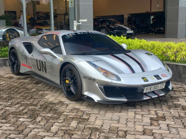 Cận cảnh Ferrari 488 Pista Spider của “vua cafe” trước thềm Gumball 3000 2024