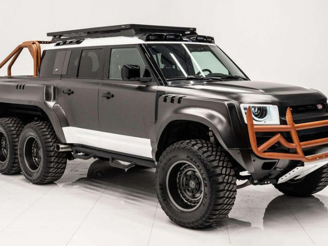 Apocalypse biến Land Rover Defender thành xe bán tải 6 bánh