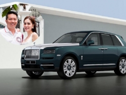 Vợ chồng ca sĩ Đoàn Di Băng mạnh tay “tậu” thêm Rolls-Royce Cullinan chính hãng, giá lên đến gần 50 tỷ đồng