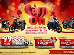 Cùng Honda Việt Nam rinh quà Tết với chương trình tri ân khách hàng lớn nhất năm