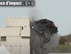Nếu đâm trực diện vào tường ở tốc độ 150km/h, xe của bạn sẽ như thế nào?