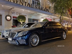 Mercedes-AMG S65 W222 độc nhất của Việt Nam "thay áo" xanh Midnight Blue lạ mắt