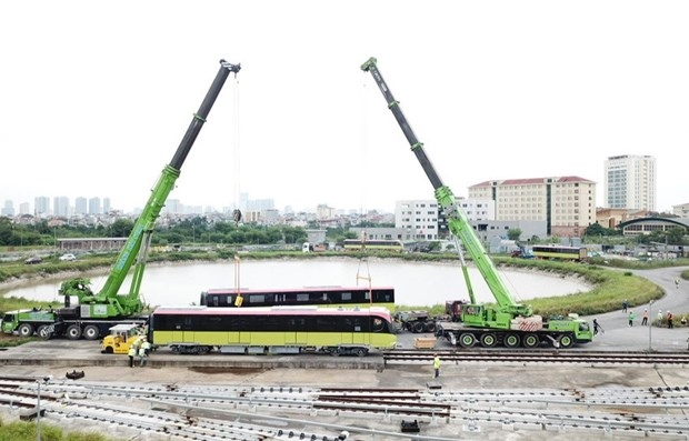 Người dân sẽ được tham quan đoàn tàu đầu tiên của tuyến đường sắt đô thị số 3, đoạn Nhổn-ga Hà Nội vào ngày 23-24/1