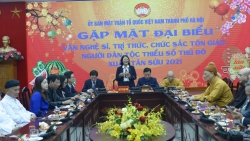 MTTQ TP Hà Nội gặp mặt đại biểu văn nghệ sĩ, trí thức, chức sắc tôn giáo, người dân tộc thiểu số