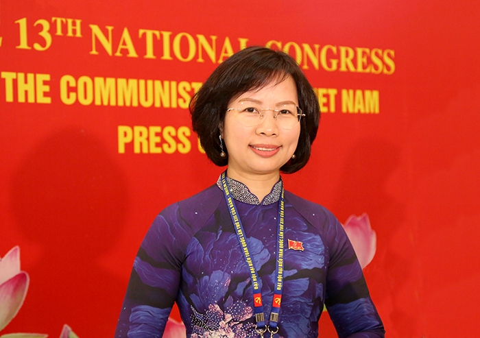 Đồng chí Bùi Huyền Mai, Trưởng ban Tuyên giáo Thành ủy Hà Nội