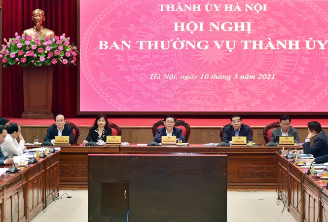 Thường trực Thành ủy chủ trì hội nghị