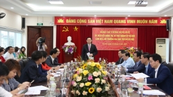 Bí thư Thành ủy Vương Đình Huệ làm việc với trường Đại học Thủ đô Hà Nội