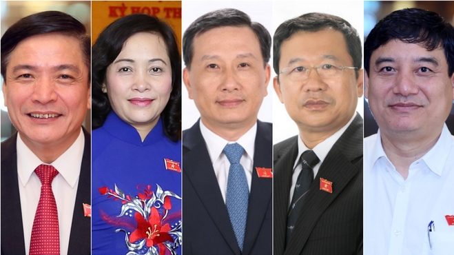 Giới thiệu 5 nhân sự để bầu Ủy viên Ủy ban Thường vụ Quốc hội