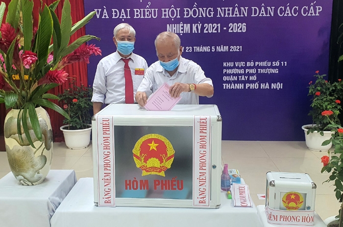 Hà Nội: 99,13% cử tri đã đi bỏ phiếu trong ngày bầu cử