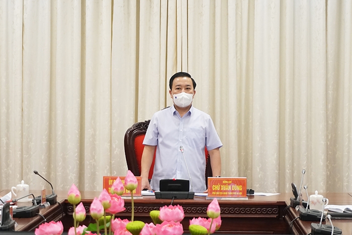 Phó Chủ tịch UBND TP Chử Xuân Dũng phát biểu chỉ đạo tại hội nghị