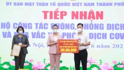 Hà Nội tiếp nhận hơn 2 tỷ đồng ủng hộ phòng, chống dịch Covid-19