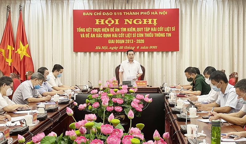 Phó Chủ tịch UBND TP Chử Xuân Dũng phát biểu kết luận hội nghị