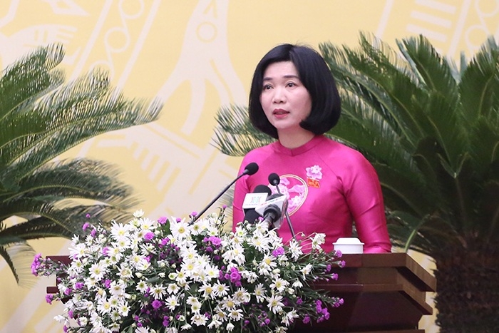 Phó Chủ tịch Thường trực HĐND TP Hà Nội khóa XVI Phùng Thị Hồng Hà