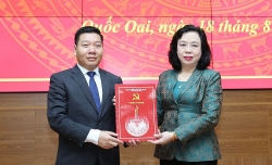 Đồng chí Nguyễn Trường Sơn được phân công giữ chức Phó Bí thư Huyện ủy Quốc Oai