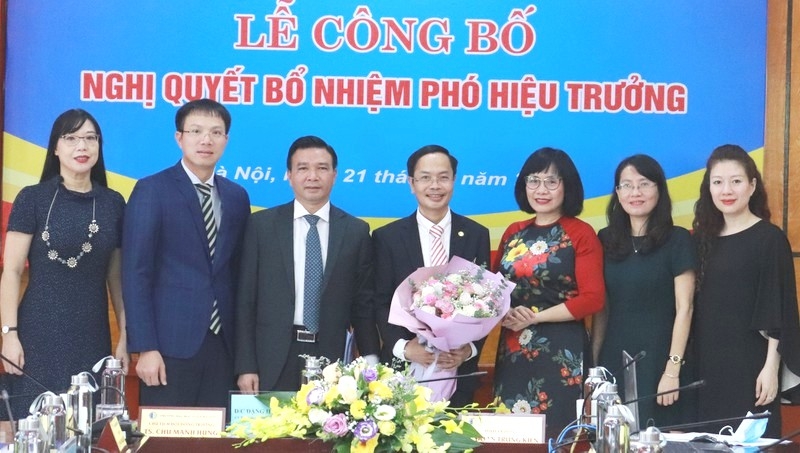 Ông Lê Đình Nghị được bổ nhiệm làm Phó Hiệu trưởng Trường Đại học Luật Hà Nội