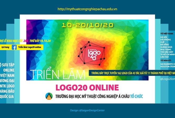 Triển lãm Logo20 online là cuộc triển lãm thiết kế đồ họa biểu trưng diễn ra trên không gian mạng lần đầu tiên tại Việt Nam.