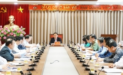 Bí thư Thành ủy Vương Đình Huệ làm việc với các đơn vị liên quan đến bãi rác Nam Sơn