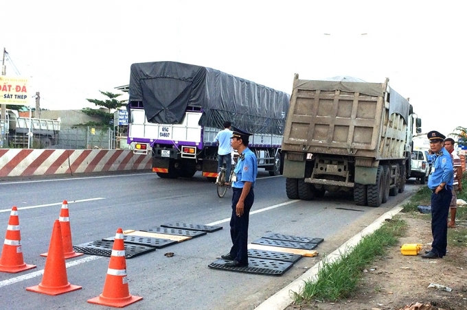 Tình trạng xe chở quá tải trên quốc lộ 5 giảm sau hơn 3 tháng thí điểm cân tự động (Ảnh minh họa)