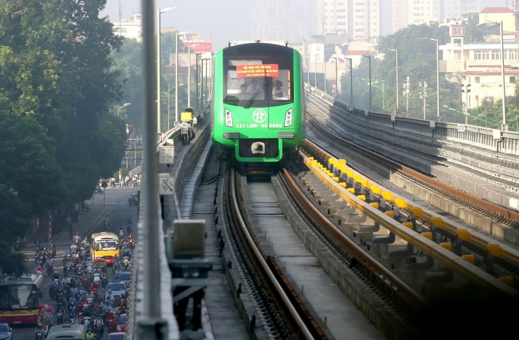 Hôm nay (12/12) chính thức chạy thử 13 đoàn tàu của Dự án đường sắt Cát Linh-Hà Đông