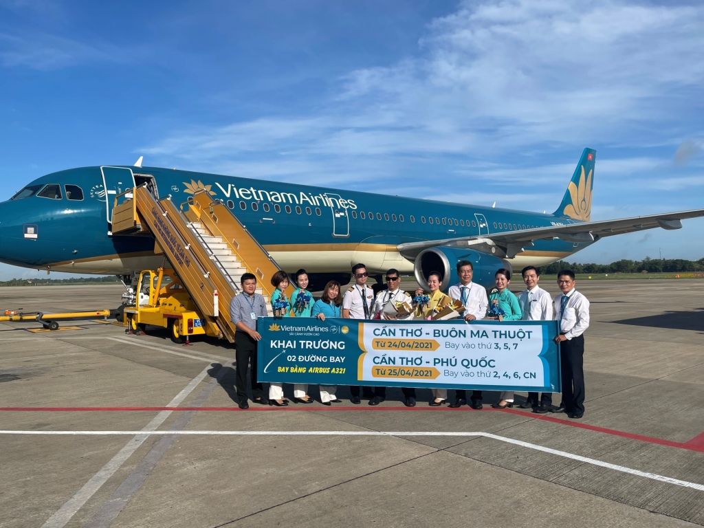 Vietnam Airlines chính thức khai thác thêm 9 đường bay đến Phú Quốc