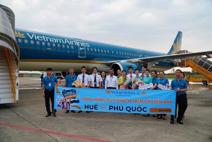 Vietnam Airlines chính thức khai thác thêm 9 đường bay đến Phú Quốc