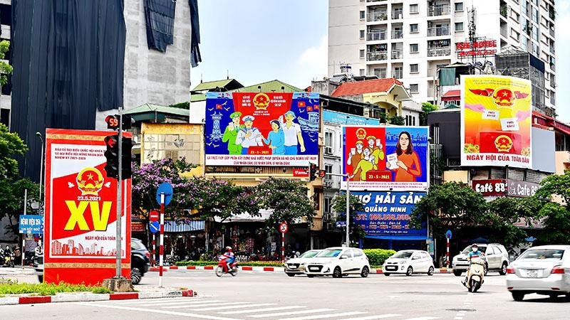 Hà Nội rực rỡ trước ngày bầu cử Hà Nội rực rỡ trước ngày bầu cử