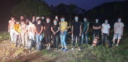 Biên phòng Quảng Ninh bắt giữ 45 người nhập cảnh trái phép