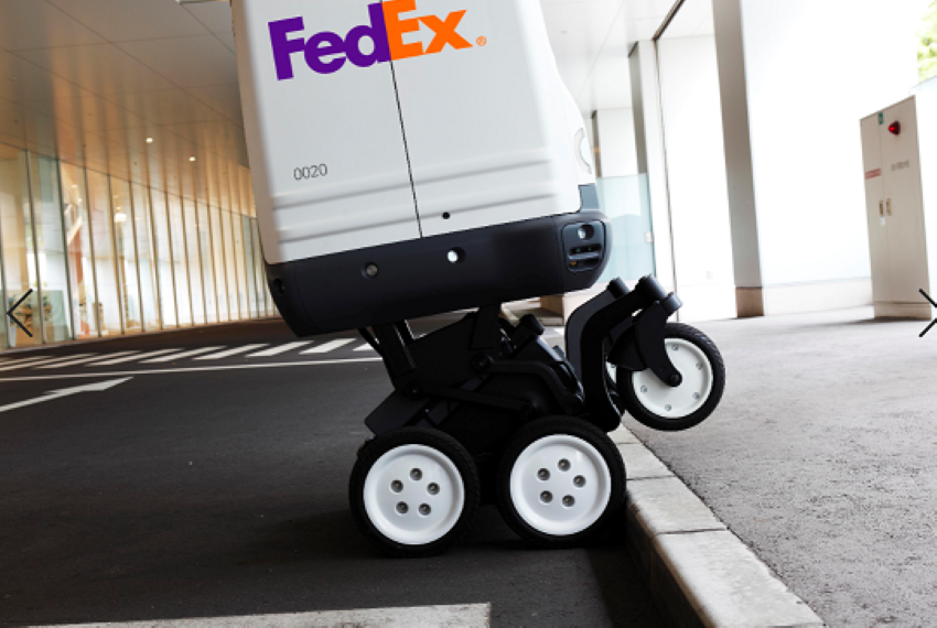 Thiết bị giao hàng tự động RoxoTM, FedEx SameDay Bot xuất hiện ở Nhật Bản