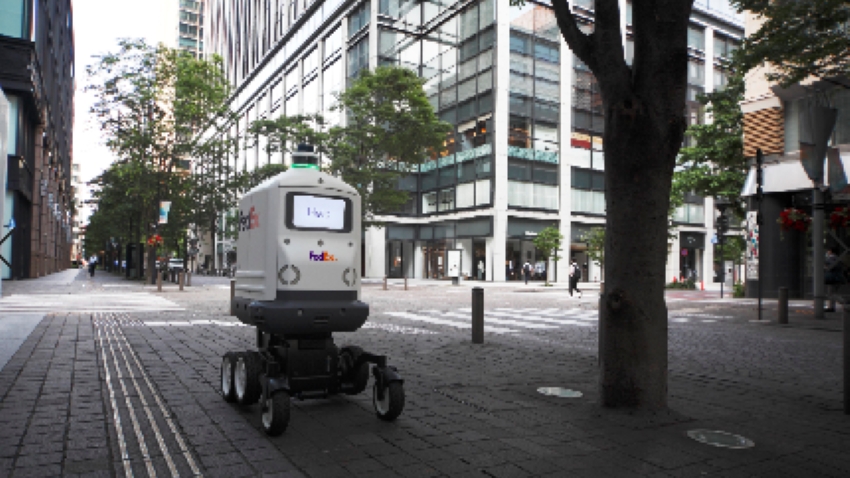 Thiết bị giao hàng tự động RoxoTM, FedEx SameDay Bot xuất hiện ở Nhật Bản