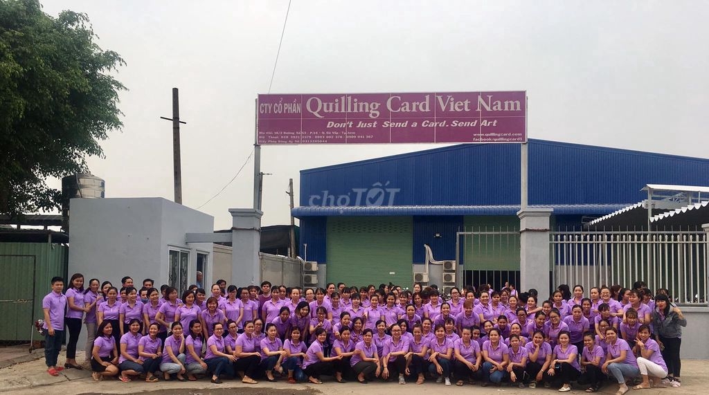 Chỉ tính riêng trong năm 2018, Quilling Card Việt Nam đã bán ra 1,5 triệu sản phẩm