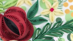 Nghệ thuật quilling lan tỏa niềm vui và hy vọng đi khắp thế giới