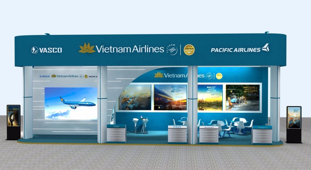 Gian hàng của Vietnam Airlines Group sẽ được đặt tại vị trí C1 ngoài trời