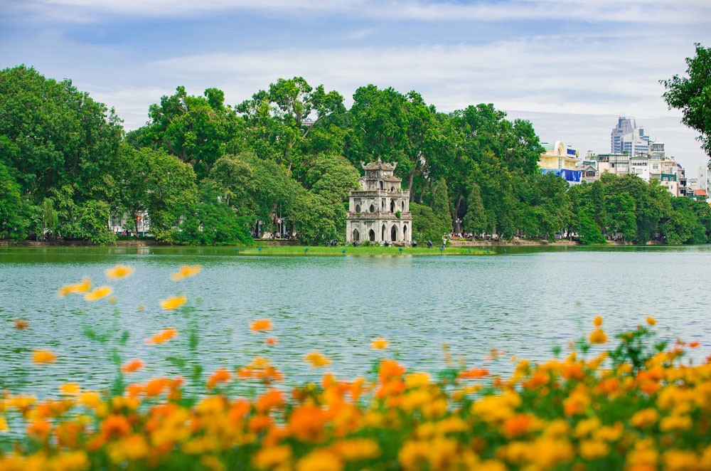 Hồ Gươm ngày đầu đông