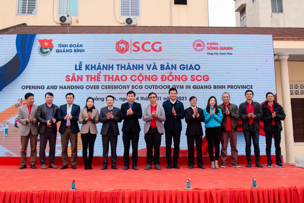 SCG vừa khánh thành Sân Thể thao cộng đồng