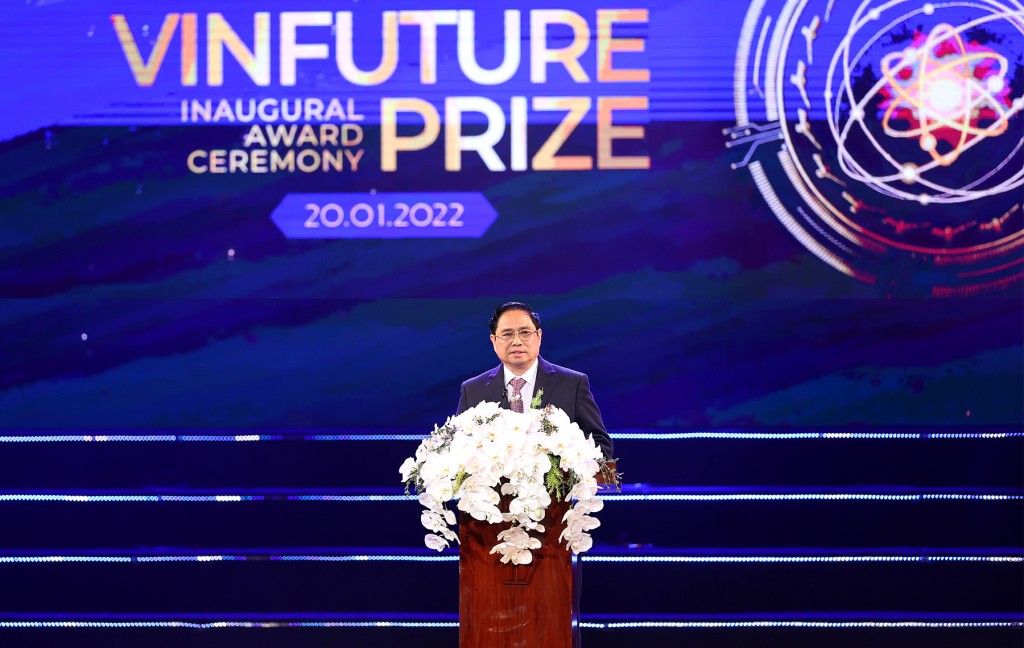 Thủ tướng Chính phủ Phạm Minh Chính dự Lễ trao Giải thưởng khoa học, công nghệ toàn cầu VinFuture lần thứ nhất
