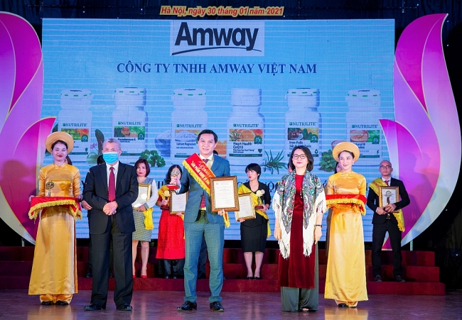 Amway Việt Nam lần thứ tám nhận giải thưởng “Sản phẩm vàng vì sức khoẻ cộng đồng”