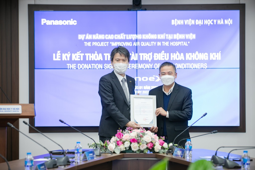 Panasonic khởi động dự án “Nâng cao chất lượng không khí tại bệnh viện”