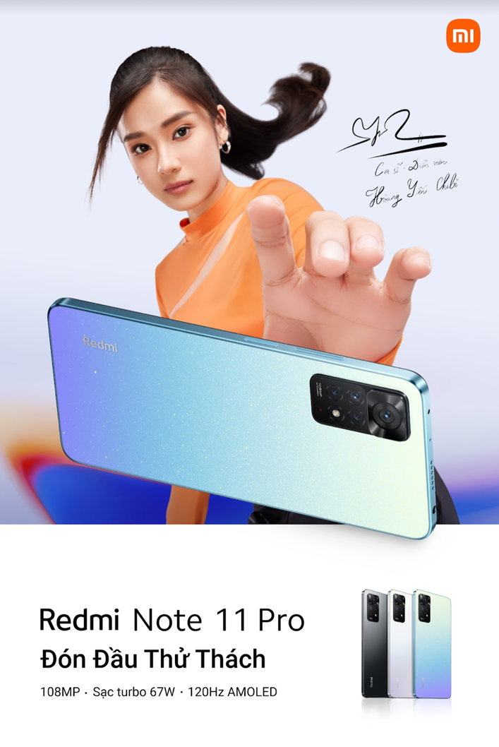 Xiaomi Việt Nam ra mắt dòng sản phẩm Redmi Note 11 cùng biệt đội “Đón đầu thử thách”