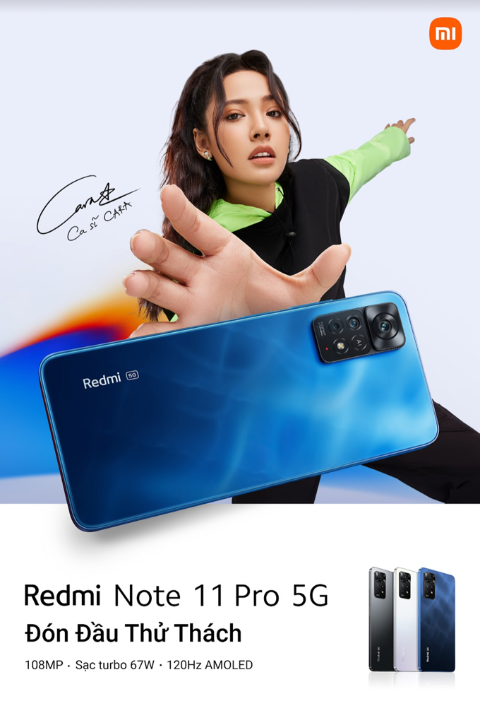 Xiaomi Việt Nam ra mắt dòng sản phẩm Redmi Note 11 cùng biệt đội “Đón đầu thử thách”